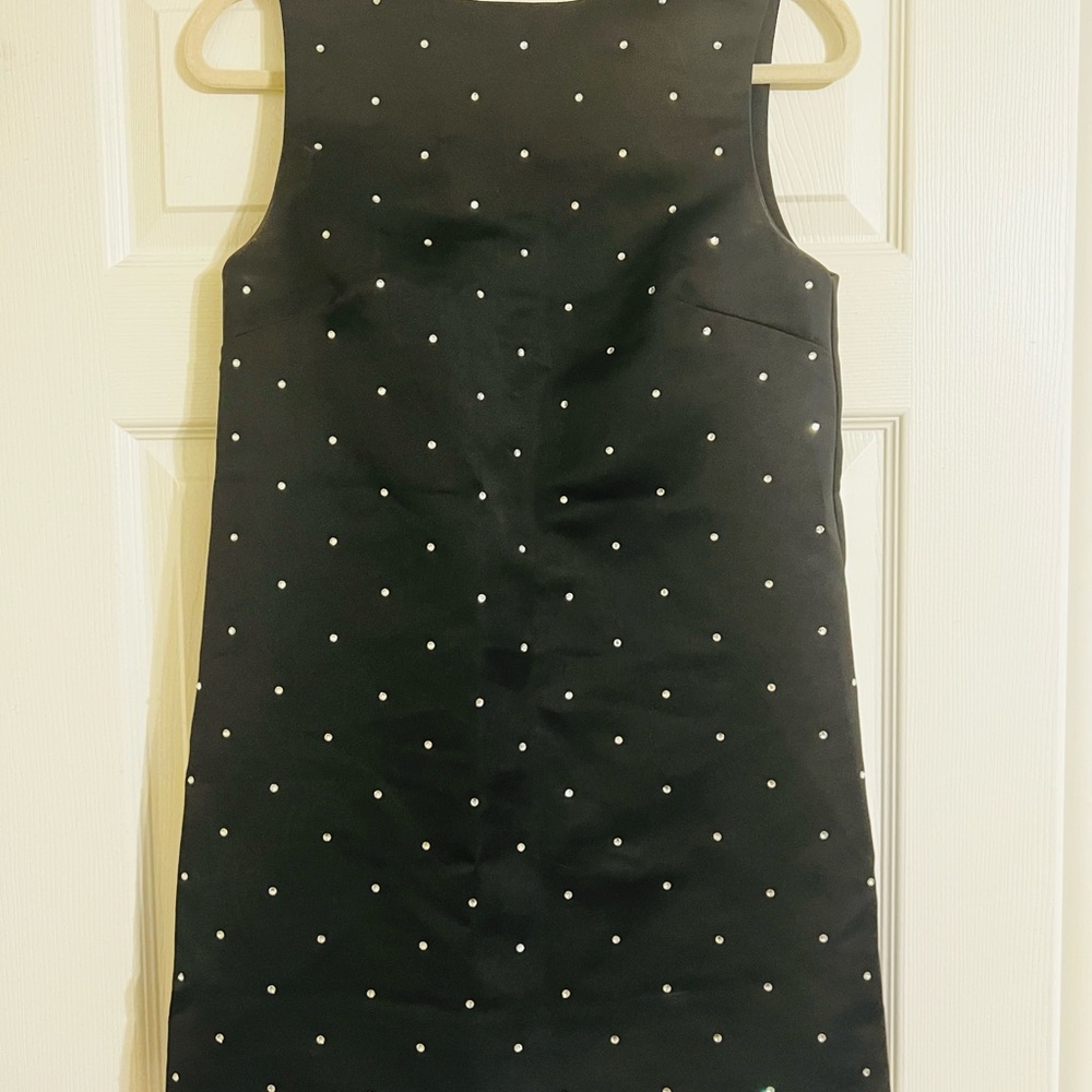 Rhinestone Embellished Mini Dress